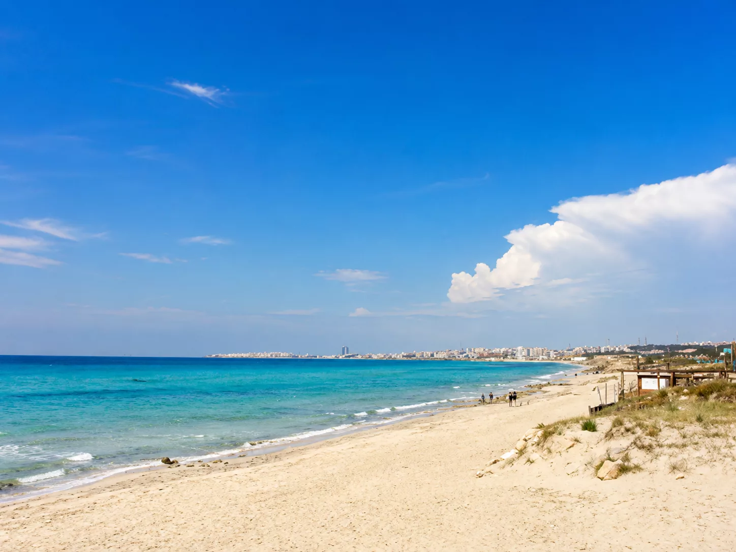 Veduta mare Baia Verde in Aprile