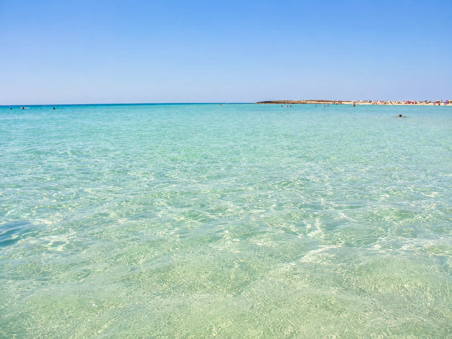Mare polinesiano, limpido e pulito a Pescoluse