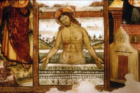 Chiesa abbaziale Di San Nicola - trittico del coro: particolare