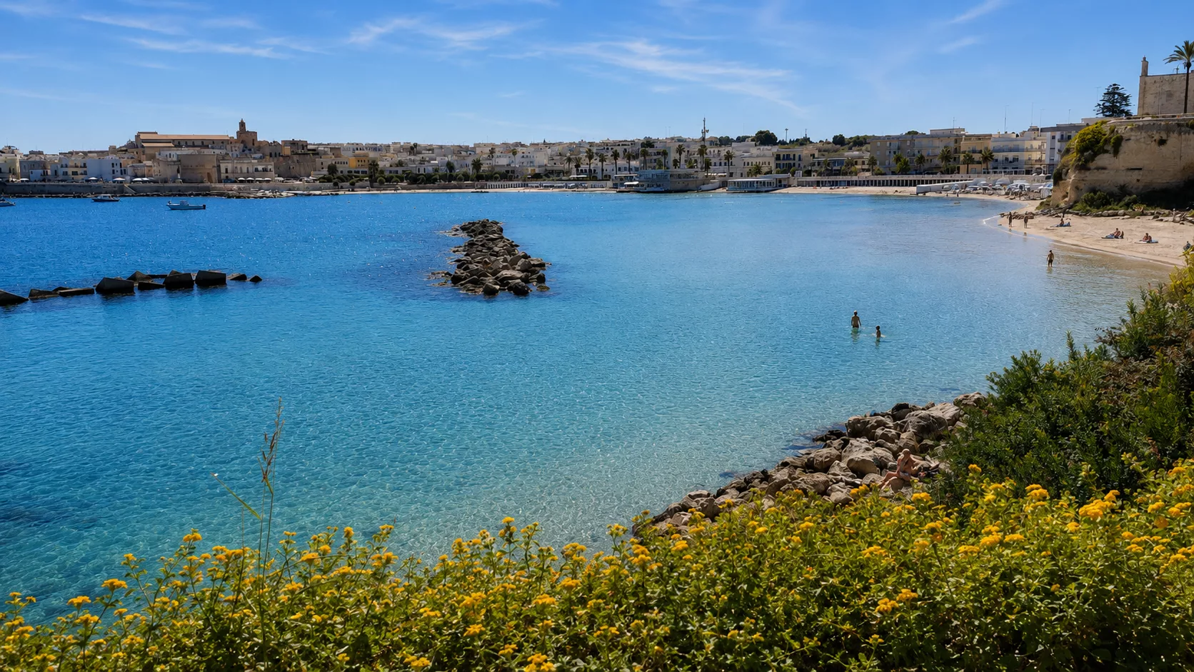 Otranto panorama del mare e della città