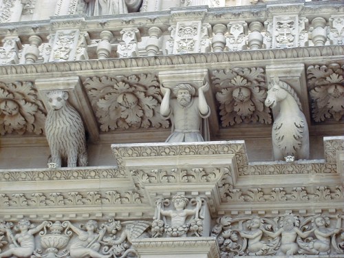 Particolare della basilica Santa Croce